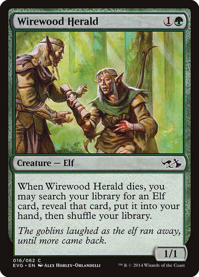 Wirewood Herald (Elves vs. Goblins) [Duel Decks Anthology] | The Gaming-Verse