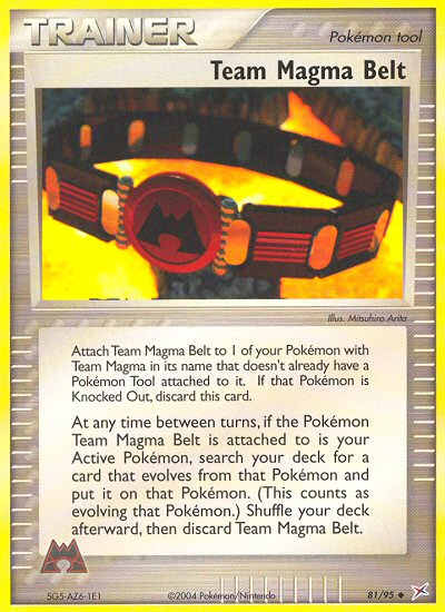 Team Magma Belt (81/95) [EX: Team Magma vs Team Aqua] | The Gaming-Verse