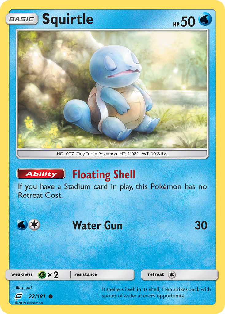 Squirtle (22/181) [Sun & Moon: Team Up] | The Gaming-Verse