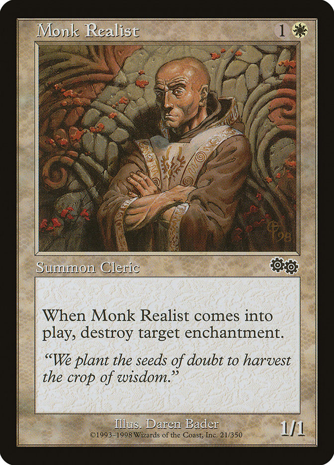 Monk Realist [Urza's Saga] | The Gaming-Verse