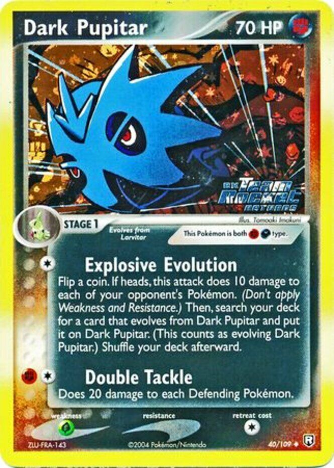 Dark Pupitar (40/109) (Stamped) [EX: Team Rocket Returns] | The Gaming-Verse