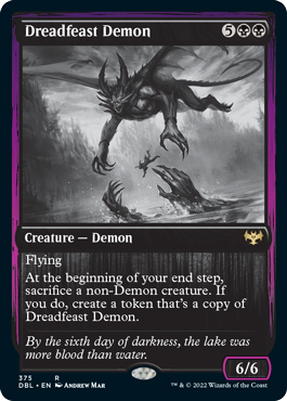 Dreadfeast Demon [Innistrad: Double Feature] | The Gaming-Verse