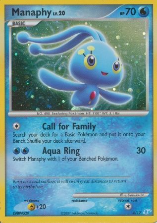 Manaphy (4/12) [Diamond & Pearl: Trainer Kit - Manaphy] | The Gaming-Verse