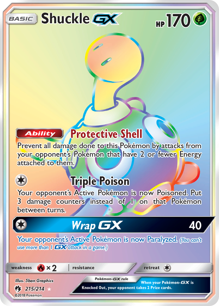 Shuckle GX (215/214) [Sun & Moon: Lost Thunder] | The Gaming-Verse