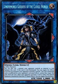 Underworld Goddess of the Closed World [BLVO-EN050] Secret Rare | The Gaming-Verse