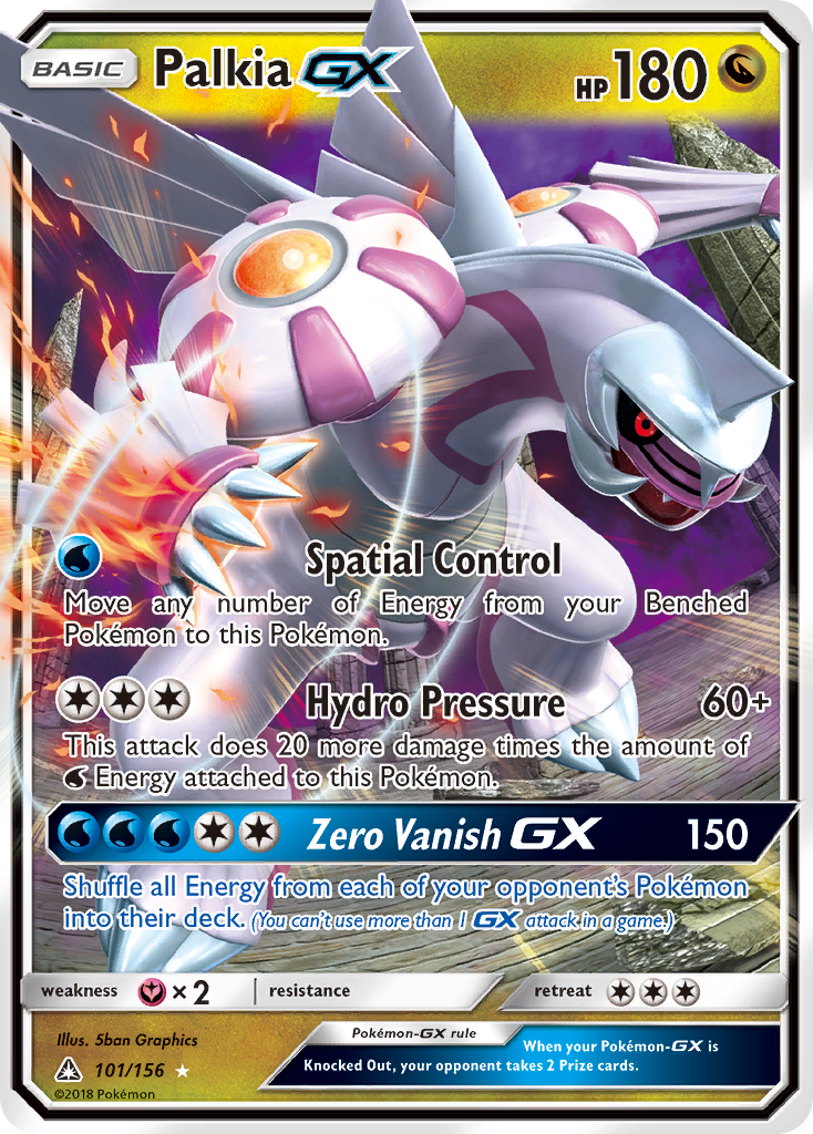 Palkia GX (101/156) [Sun & Moon: Ultra Prism] | The Gaming-Verse