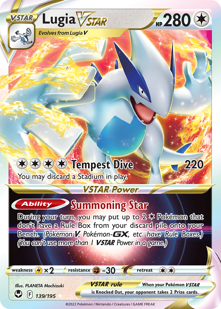 Lugia VSTAR (139/195) (Jumbo Card) [Sword & Shield: Silver Tempest] | The Gaming-Verse