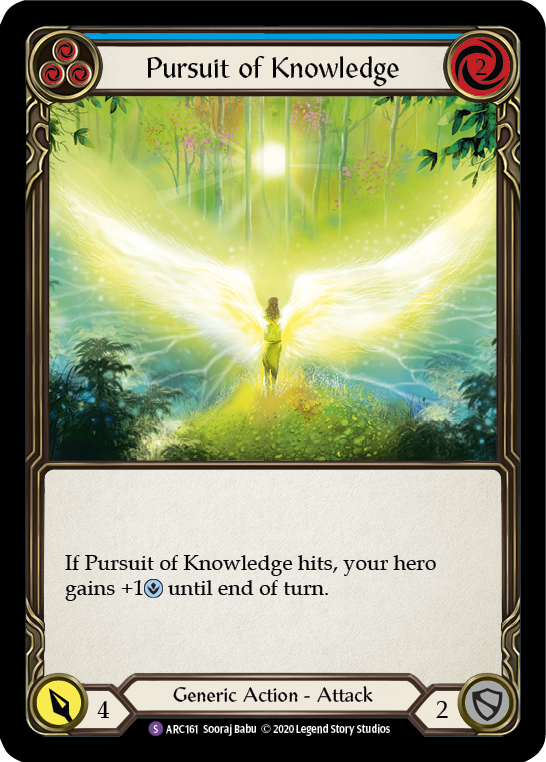 Pursuit of Knowledge [ARC161] Unlimited Rainbow Foil | The Gaming-Verse