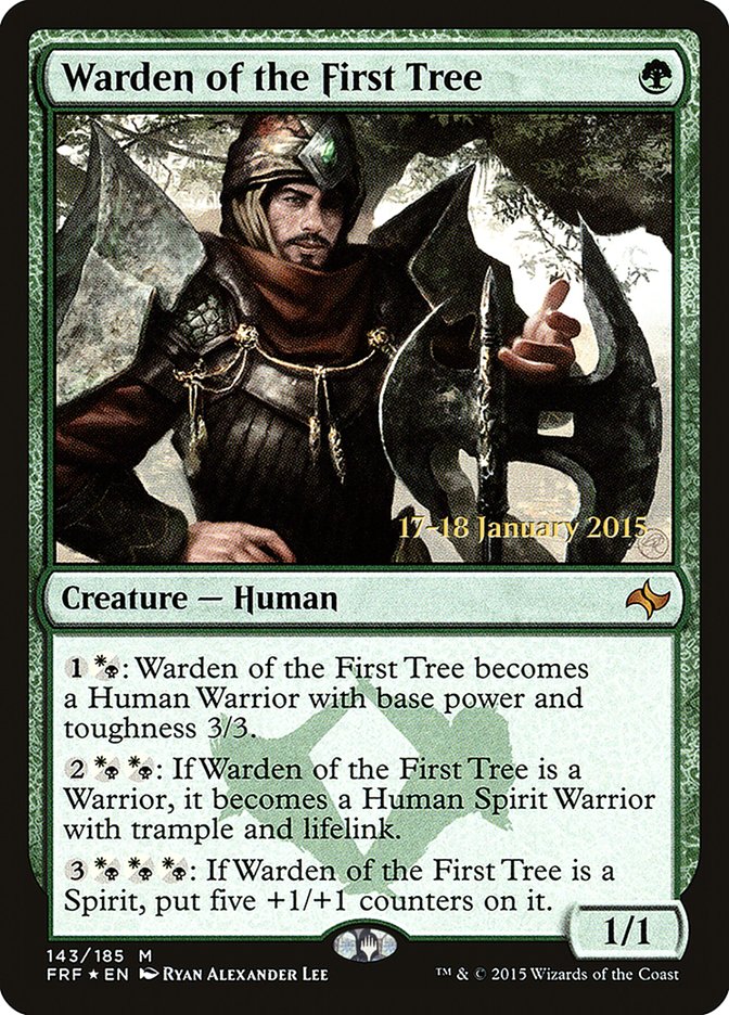 Warden of the First Tree  (Prerelease) [Fate Reforged Prerelease Promos] | The Gaming-Verse