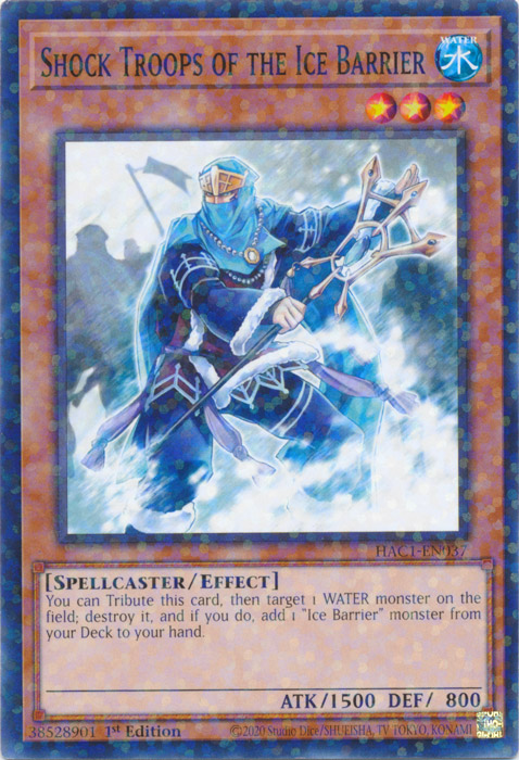 Shock Troops of the Ice Barrier (Duel Terminal) [HAC1-EN037] Common | The Gaming-Verse