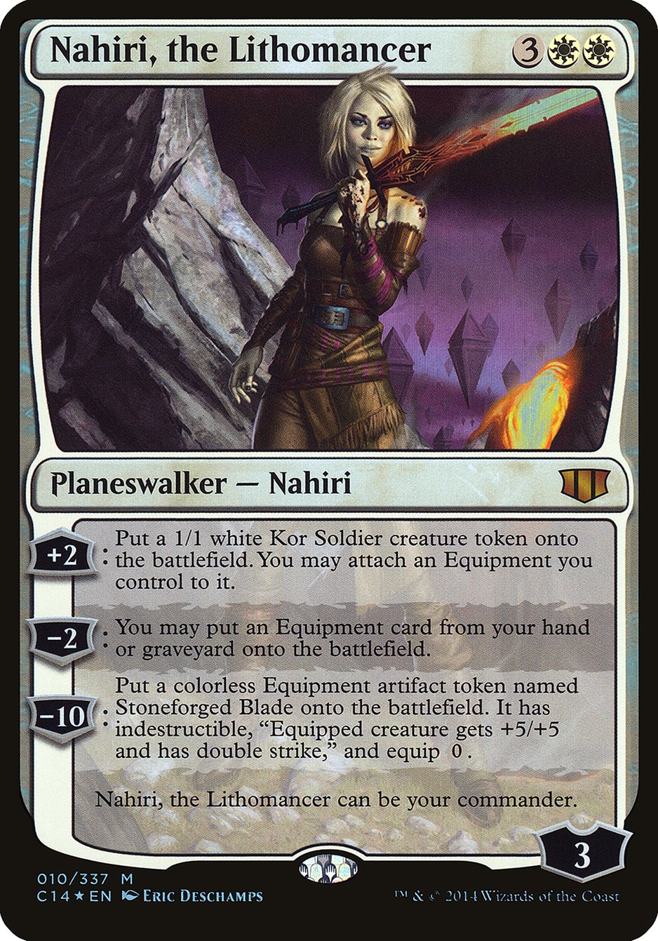 Nahiri, the Lithomancer (Commander 2014) [Commander 2014 Oversized] | The Gaming-Verse