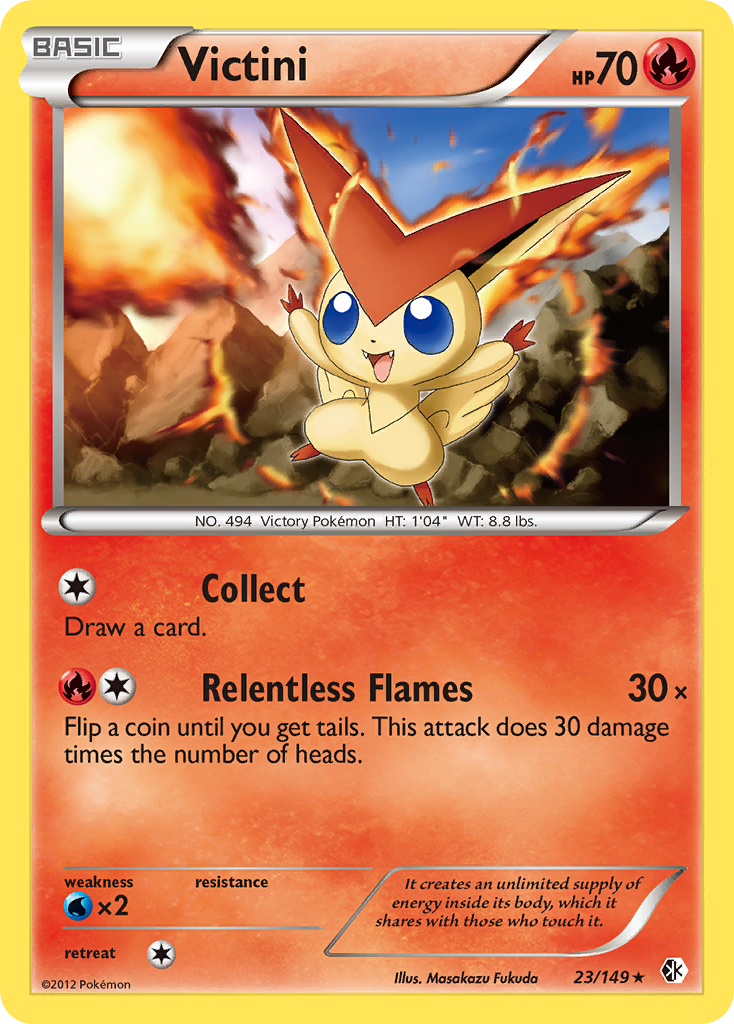 Victini (23/149) [Black & White: Boundaries Crossed] | The Gaming-Verse