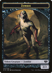 Demon (012/036) // Zombie (016/036) Double-sided Token [Commander 2014 Tokens] | The Gaming-Verse