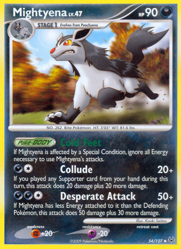 Mightyena (54/127) [Platinum: Base Set] | The Gaming-Verse