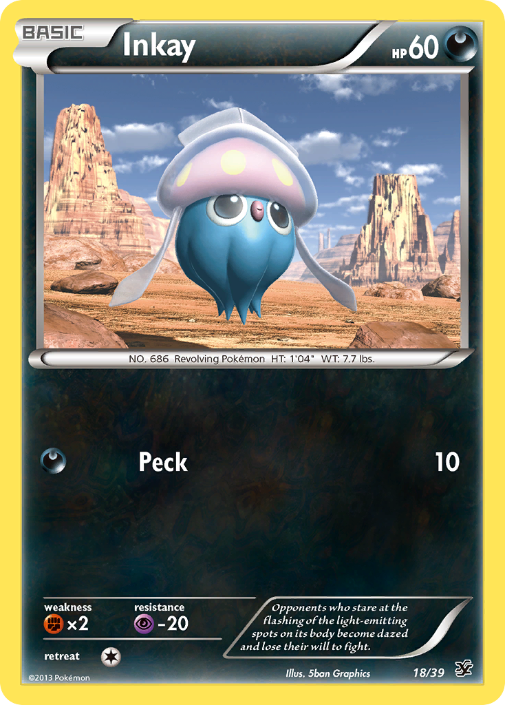 Inkay (18/39) [XY: Kalos Starter Set] | The Gaming-Verse