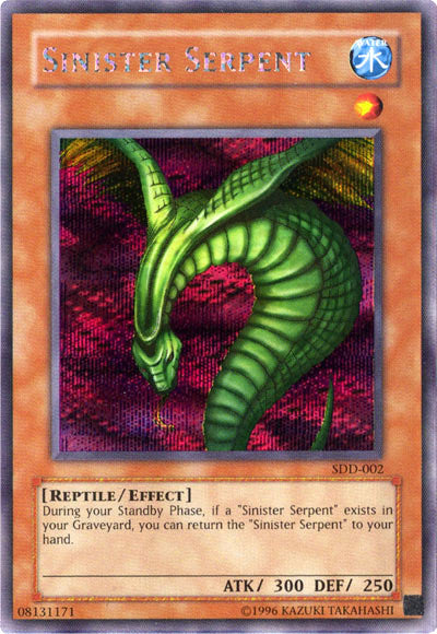 Sinister Serpent [SDD-002] Secret Rare | The Gaming-Verse