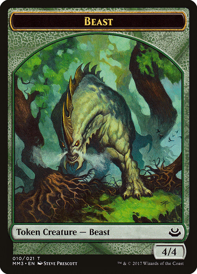 Beast (010/021) [Modern Masters 2017 Tokens] | The Gaming-Verse