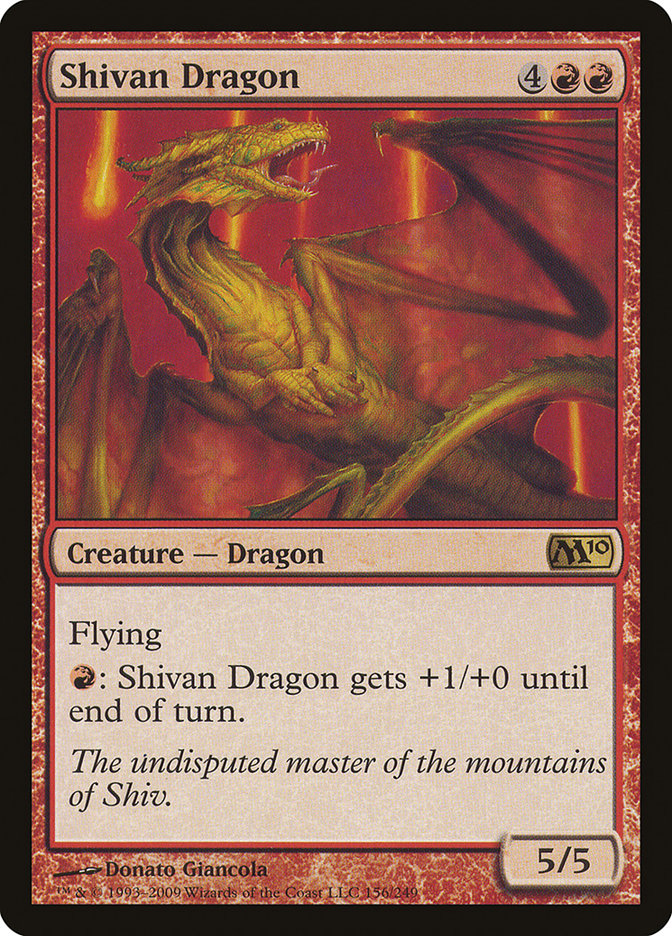 Shivan Dragon [Magic 2010] | The Gaming-Verse