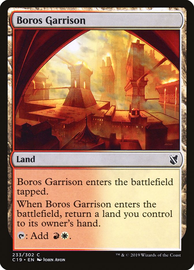 Boros Garrison [Commander 2019] | The Gaming-Verse