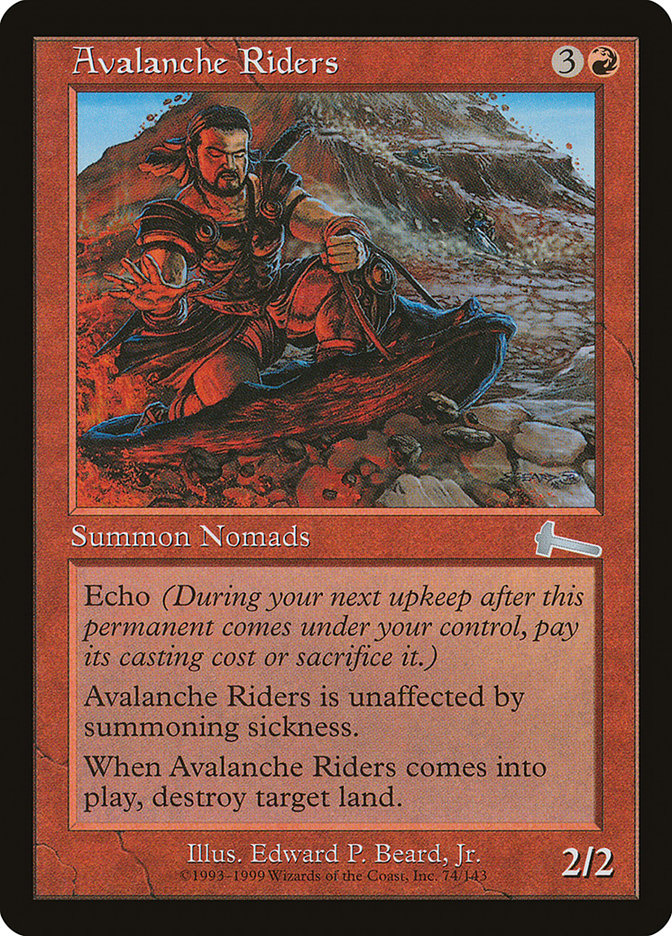 Avalanche Riders [Urza's Legacy] | The Gaming-Verse