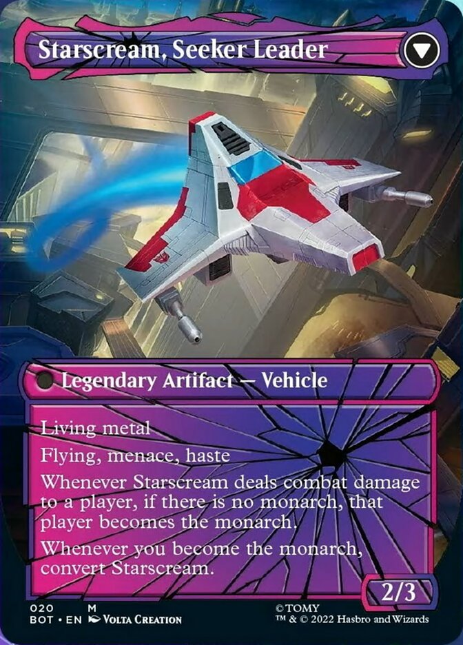 Starscream, Power Hungry // Starscream, Seeker Leader (Shattered Glass) [Universes Beyond: Transformers] | The Gaming-Verse