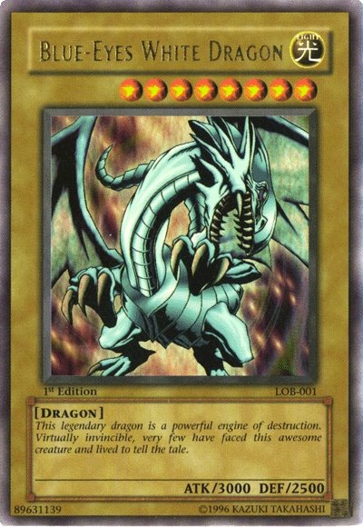 Blue-Eyes White Dragon [LOB-001] Ultra Rare | The Gaming-Verse