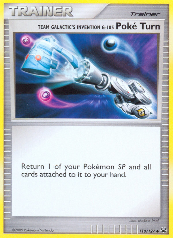 Team Galactic's Invention G-105 Poke Turn (118/127) [Platinum: Base Set] | The Gaming-Verse