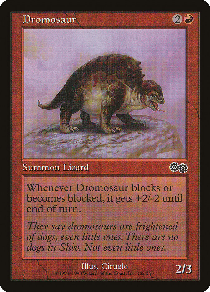 Dromosaur [Urza's Saga] | The Gaming-Verse