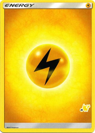 Lightning Energy (Pikachu Stamp #21) [Battle Academy 2020] | The Gaming-Verse