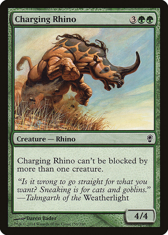 Charging Rhino [Conspiracy] | The Gaming-Verse