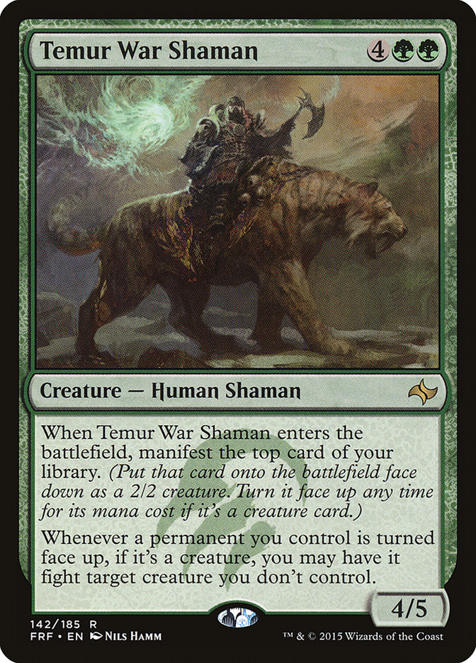 Temur War Shaman [Fate Reforged] | The Gaming-Verse