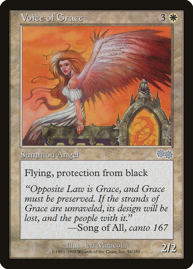 Voice of Grace [Urza's Saga] | The Gaming-Verse