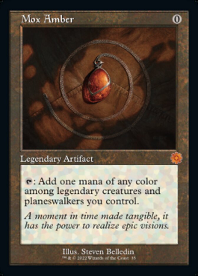 Mox Amber (Retro) [The Brothers' War Retro Artifacts] | The Gaming-Verse