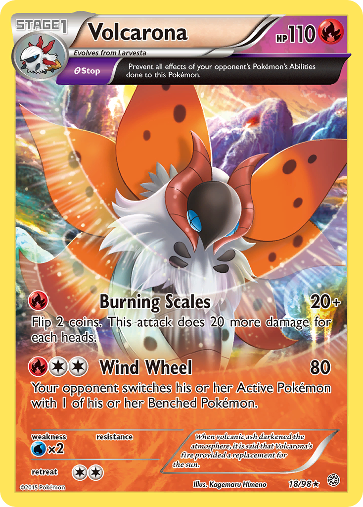 Volcarona (18/98) [XY: Ancient Origins] | The Gaming-Verse