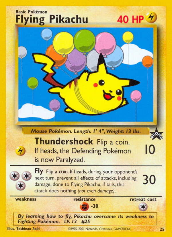 Flying Pikachu (25) [Wizards of the Coast: Black Star Promos] | The Gaming-Verse