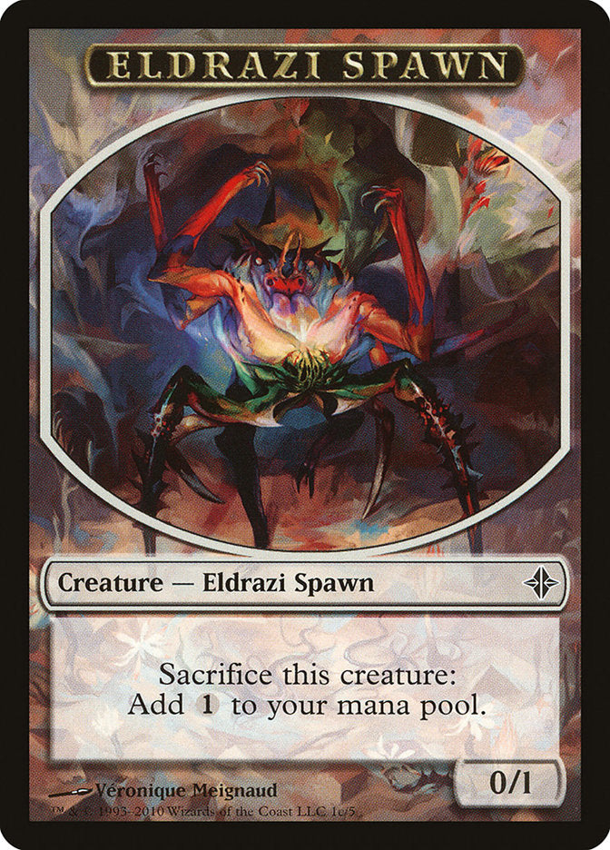 Eldrazi Spawn (1c/5) [Rise of the Eldrazi Tokens] | The Gaming-Verse