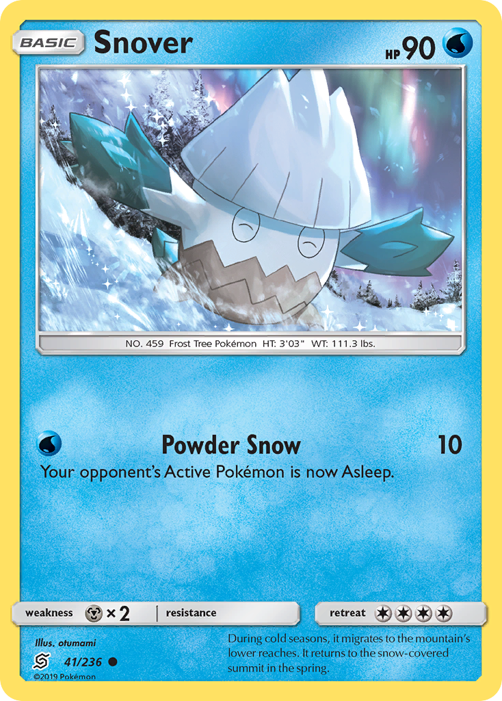 Snover (41/236) [Sun & Moon: Unified Minds] | The Gaming-Verse