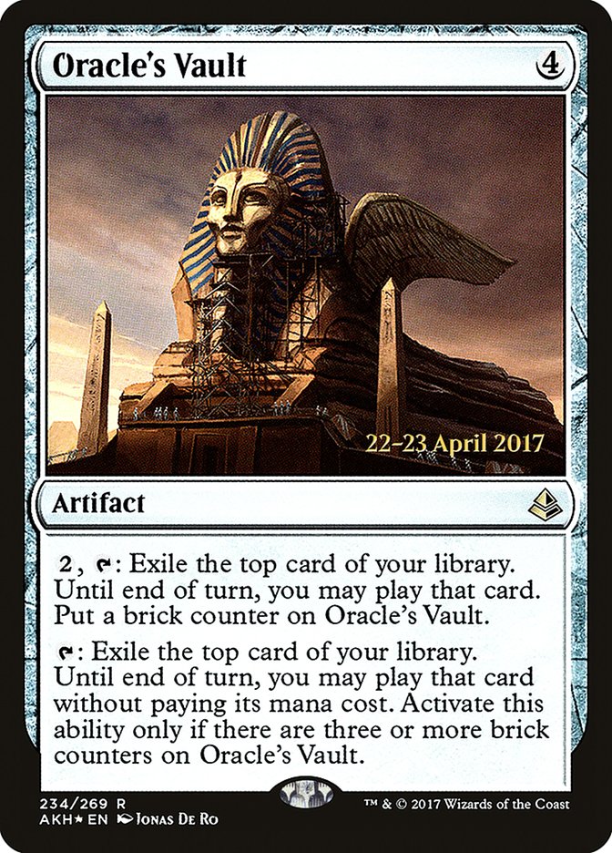 Oracle's Vault  [Amonkhet Prerelease Promos] | The Gaming-Verse