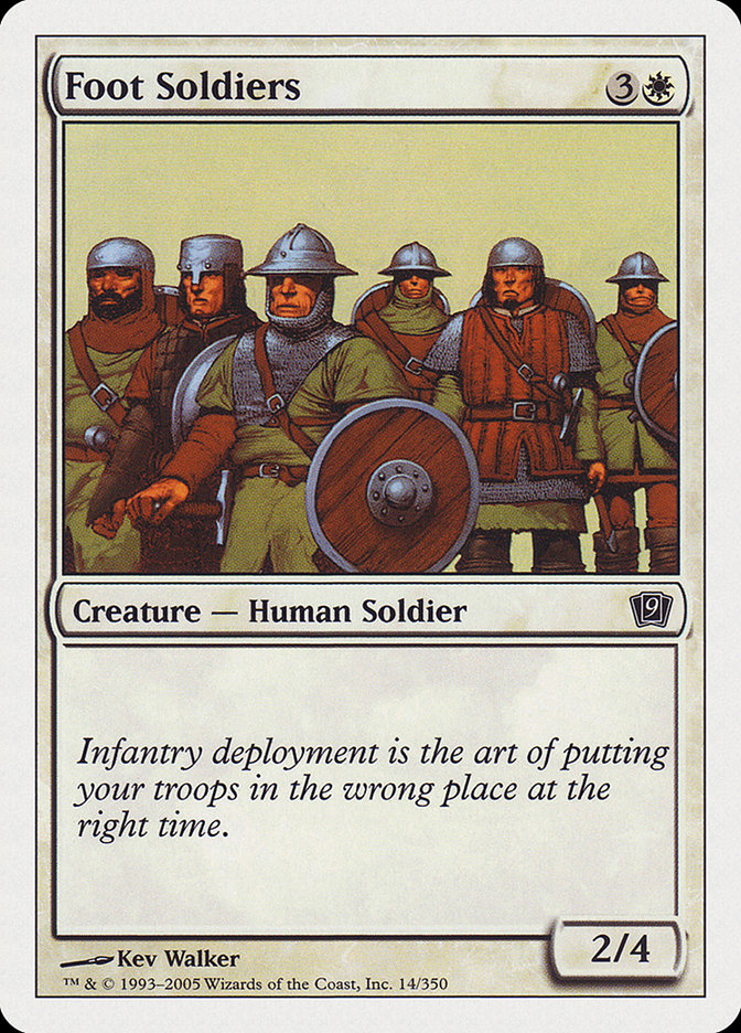 Foot Soldiers [Ninth Edition] | The Gaming-Verse