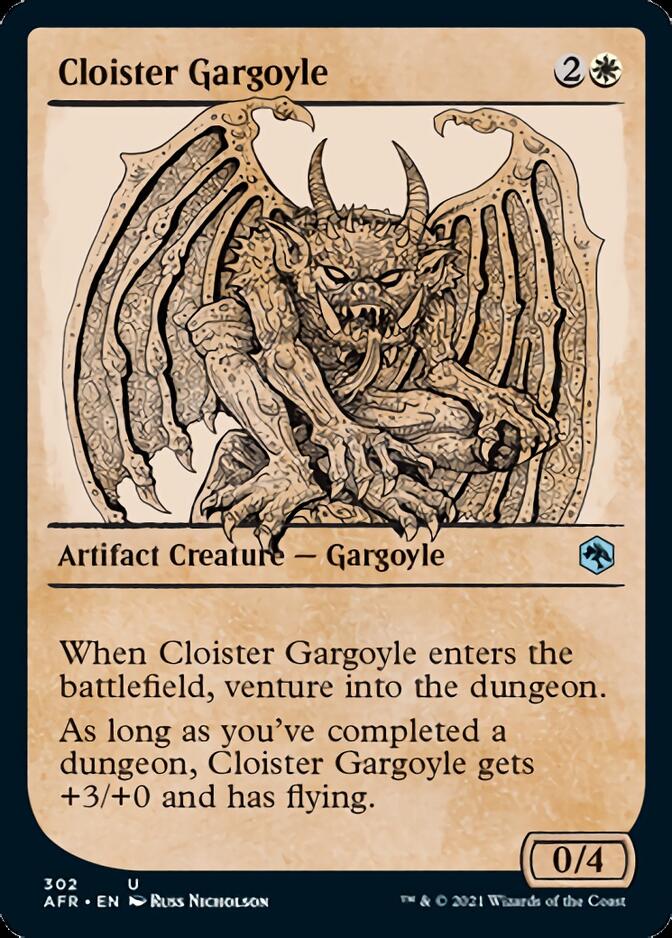 Cloister Gargoyle  (Showcase) [Dungeons & Dragons: Adventures in the Forgotten Realms] | The Gaming-Verse