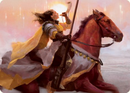 Sunrise Cavalier Art Card [Innistrad: Midnight Hunt Art Series] | The Gaming-Verse