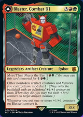 Blaster, Combat DJ // Blaster, Morale Booster [Universes Beyond: Transformers] | The Gaming-Verse