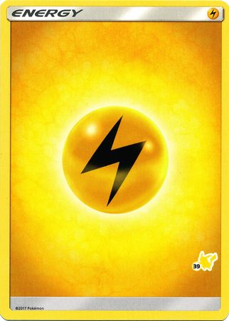 Lightning Energy (Pikachu Stamp #39) [Battle Academy 2020] | The Gaming-Verse