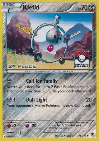 Klefki (66/119) (League Promo 2nd Place) [XY: Phantom Forces] | The Gaming-Verse