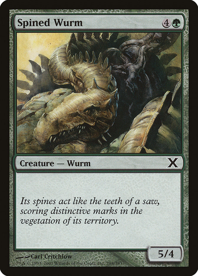 Spined Wurm [Tenth Edition] | The Gaming-Verse