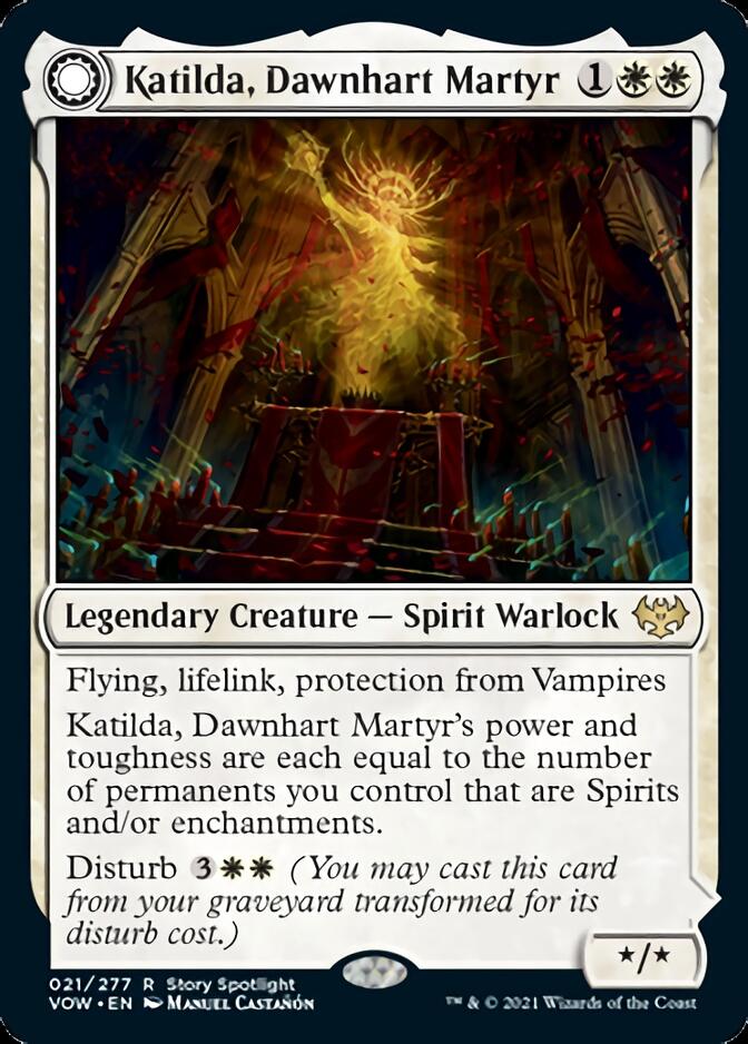 Katilda, Dawnhart Martyr // Katilda's Rising Dawn [Innistrad: Crimson Vow] | The Gaming-Verse