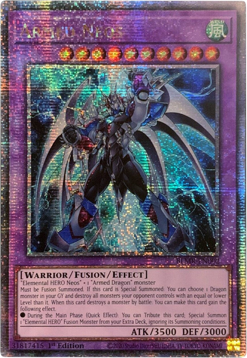 Armed Neos [BLMR-EN002] Quarter Century Secret Rare | The Gaming-Verse