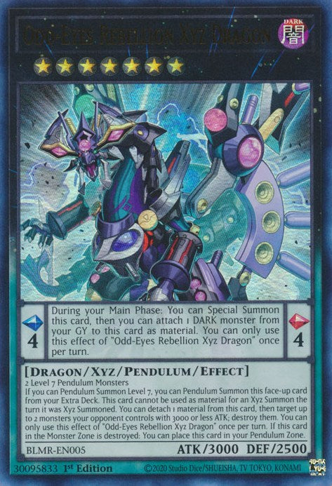 Odd-Eyes Rebellion Xyz Dragon [BLMR-EN005] Ultra Rare | The Gaming-Verse