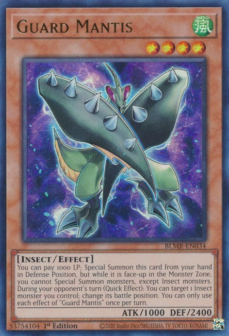 Guard Mantis [BLMR-EN034] Ultra Rare | The Gaming-Verse