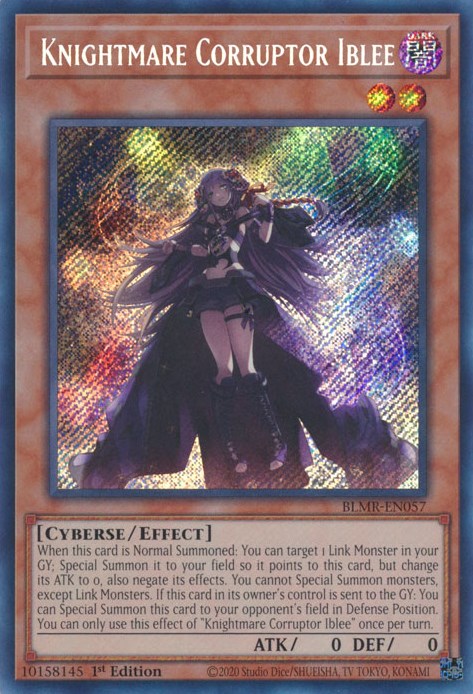 Knightmare Corruptor Iblee [BLMR-EN057] Secret Rare | The Gaming-Verse